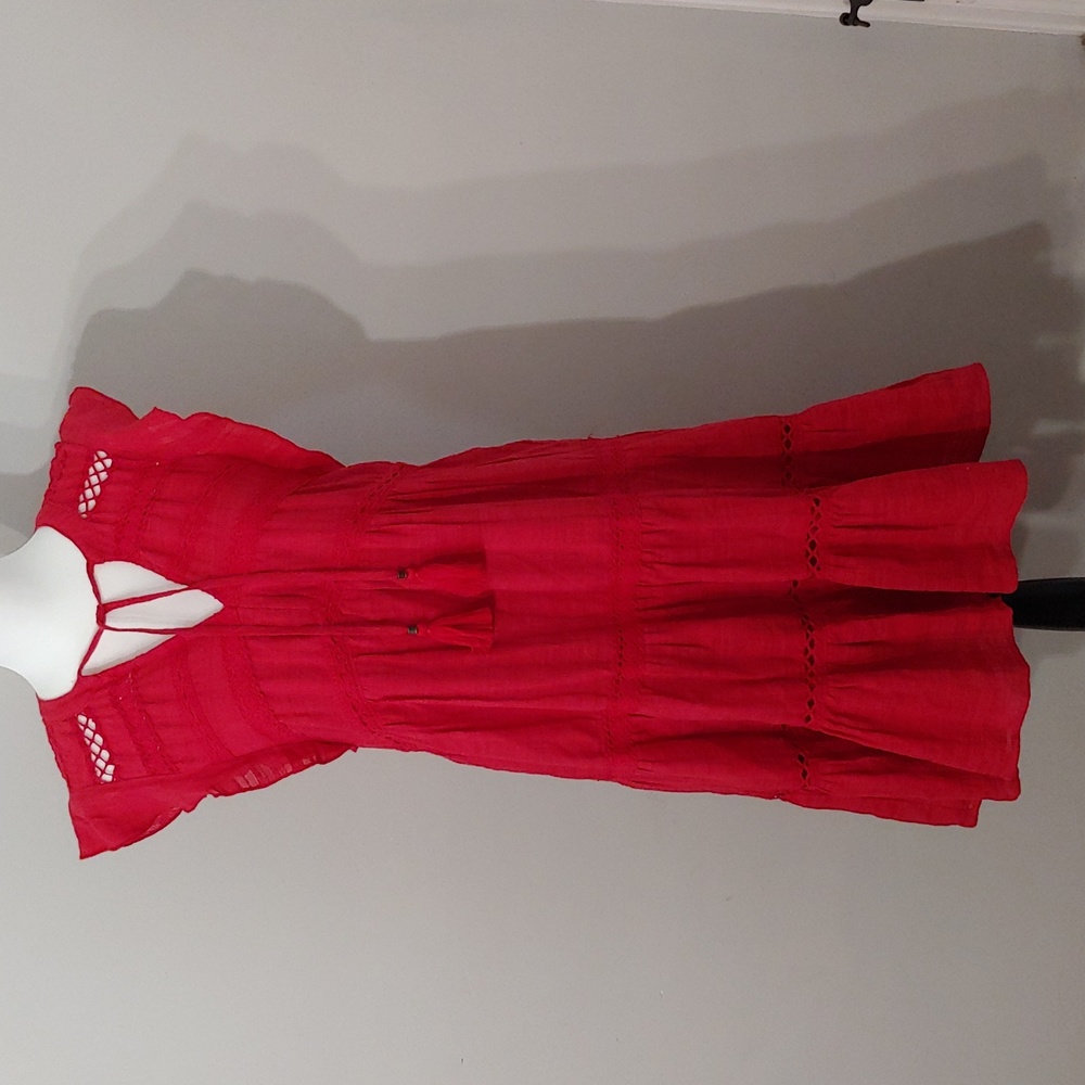 Red sundress